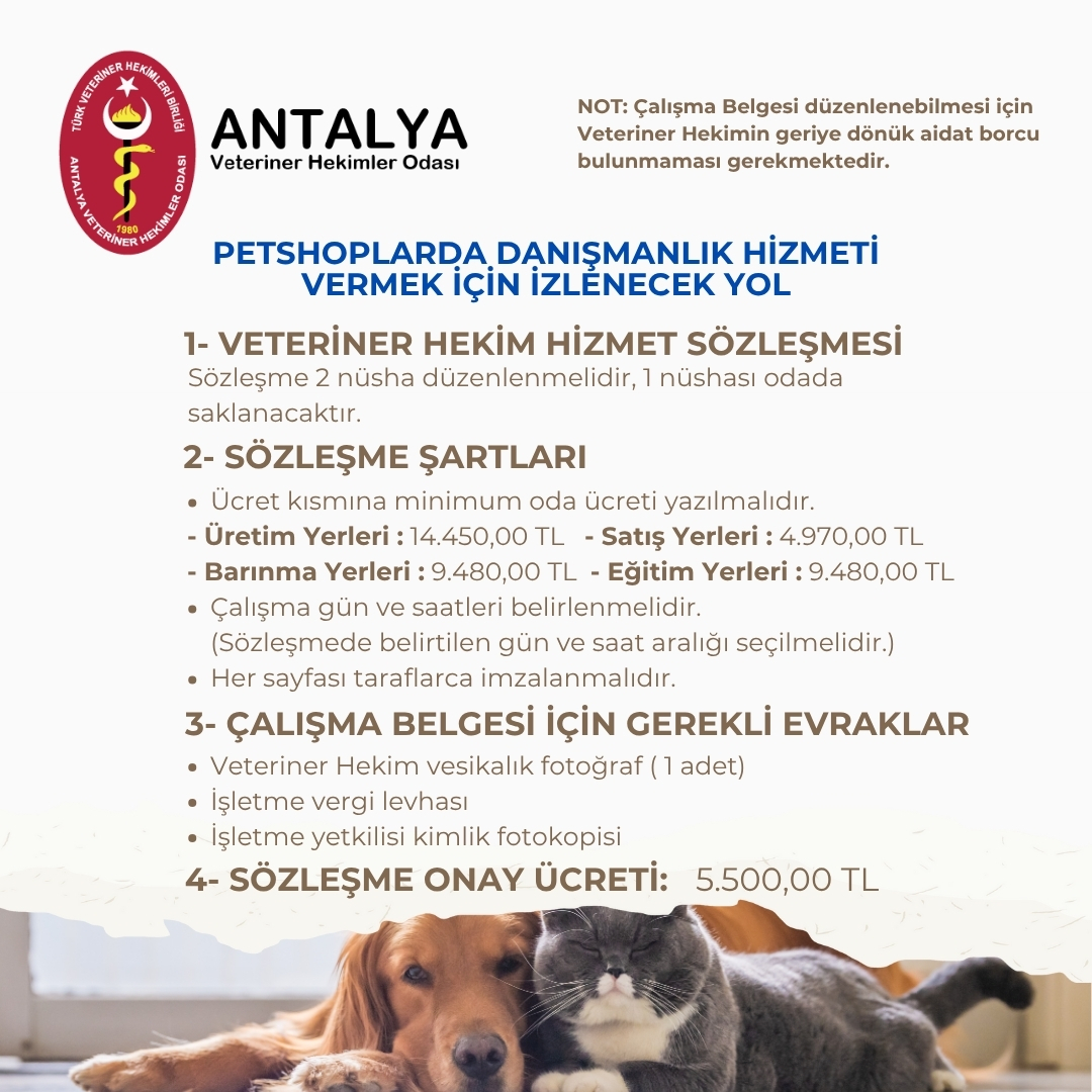 Petshop Sözleşme Şartları